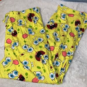 Large mens 100% cotton Nickelodeon SpongeBob pajama pants